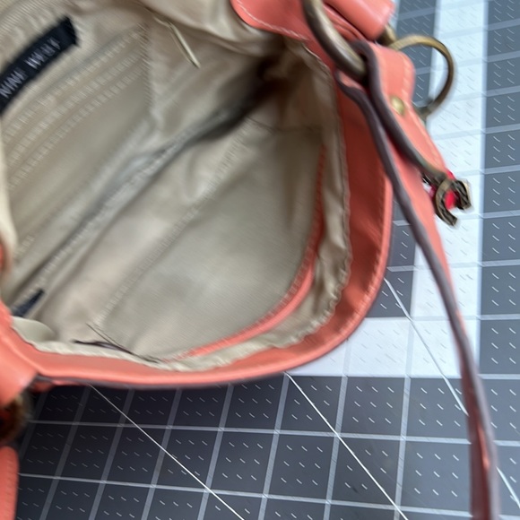 Nine West Shoulder Bag Purse Peach - Picture 9 of 16